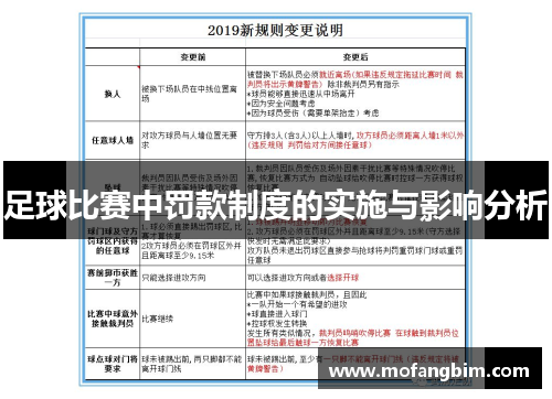 足球比赛中罚款制度的实施与影响分析